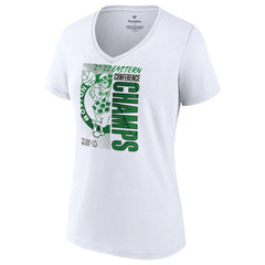 NBA Boston Celtics Women's 2022 Eastern Conference Champions Plus Size Locker Room V-Neck T-Shirt