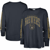 MLB Milwaukee Brewers '47 Women's Statement Long Sleeve T-Shirt