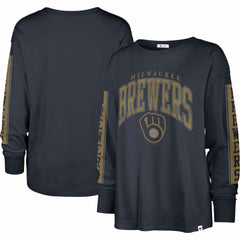 MLB Milwaukee Brewers '47 Women's Statement Long Sleeve T-Shirt