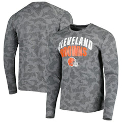 MSX by Michael Strahan Performance Camo Long Sleeve T-Shirt - Cleveland Browns