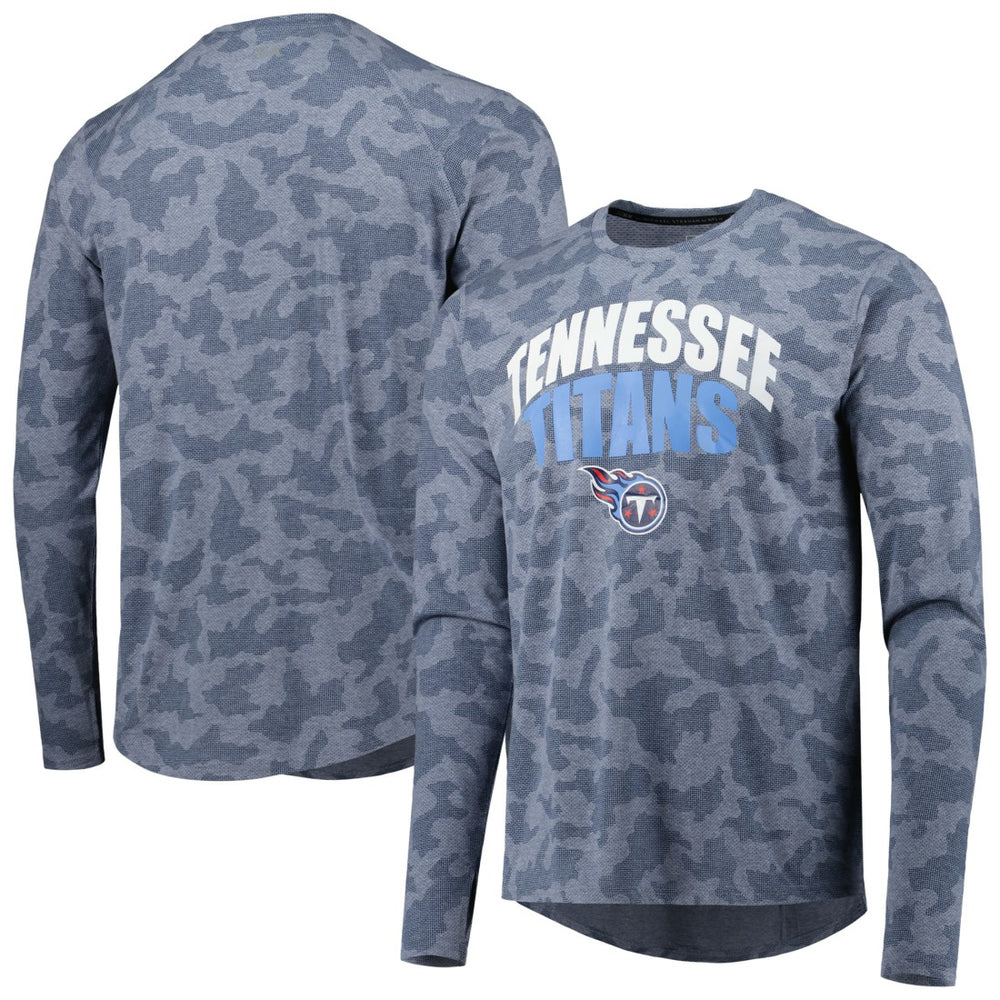 MSX by Michael Strahan Performance Camo Long Sleeve T-Shirt - Tennessee Titans