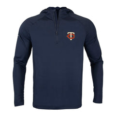 MLB Minnesota Twins Levelwear Zander Insignia Core Quarter-Zip Pullover Hoodie