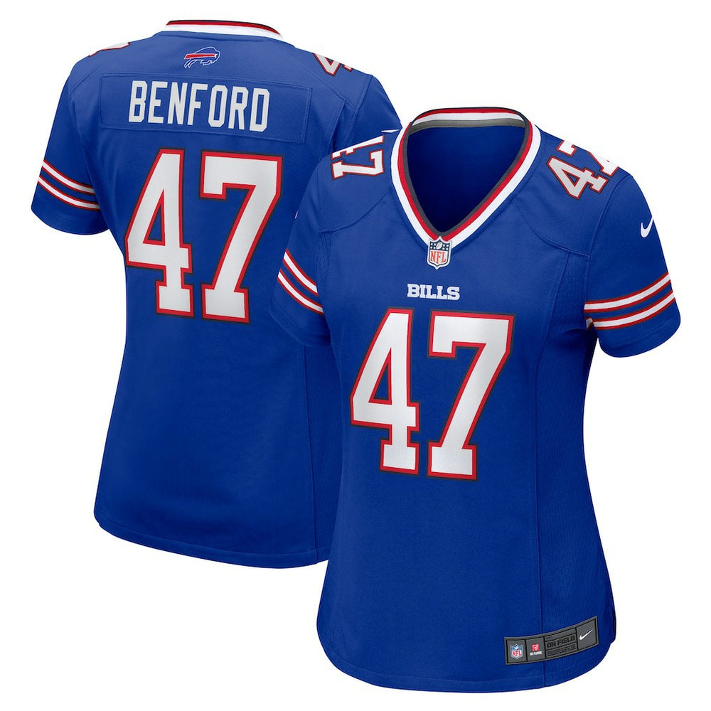 Christian Benford Women's Game Jersey - Buffalo Bills