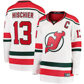 NHL White Nico Hischier New Jersey Devils Fanatics Women's Alternate Breakaway Jersey