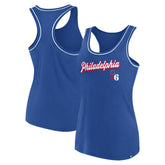 NBA Philadelphia 76ers Women's Wordmark Logo Racerback Tank Top