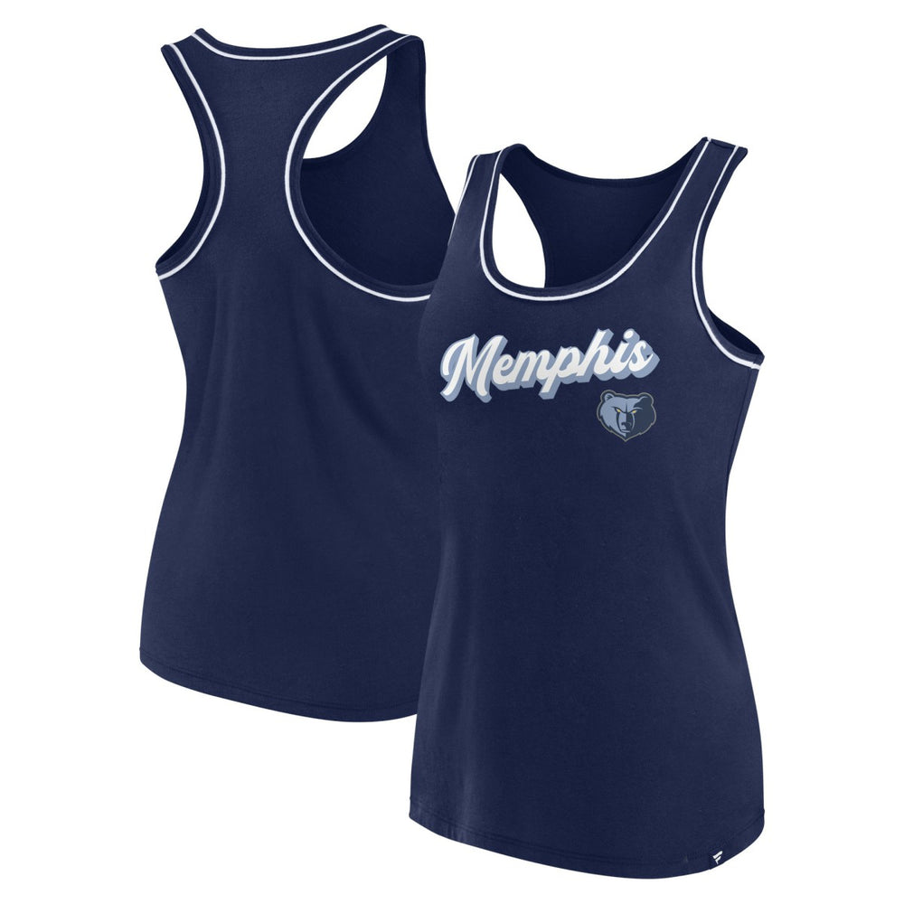NBA Memphis Grizzlies Women's Wordmark Logo Racerback Tank Top