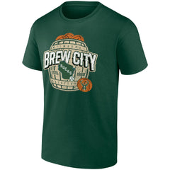 NBA Milwaukee Bucks Brew City Hometown Collection T-Shirt