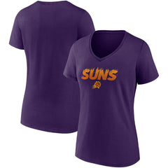 NBA Phoenix Suns Women's Hometown Collection On Fire V-Neck T-Shirt
