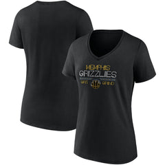 NBA Memphis Grizzlies Women's Hometown Collection Grit Grind V-Neck T-Shirt