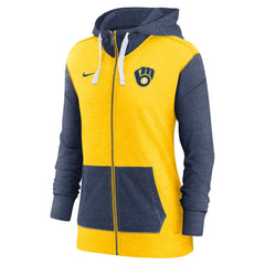 MLB Milwaukee Brewers Nike Women's Full-Zip Hoodie