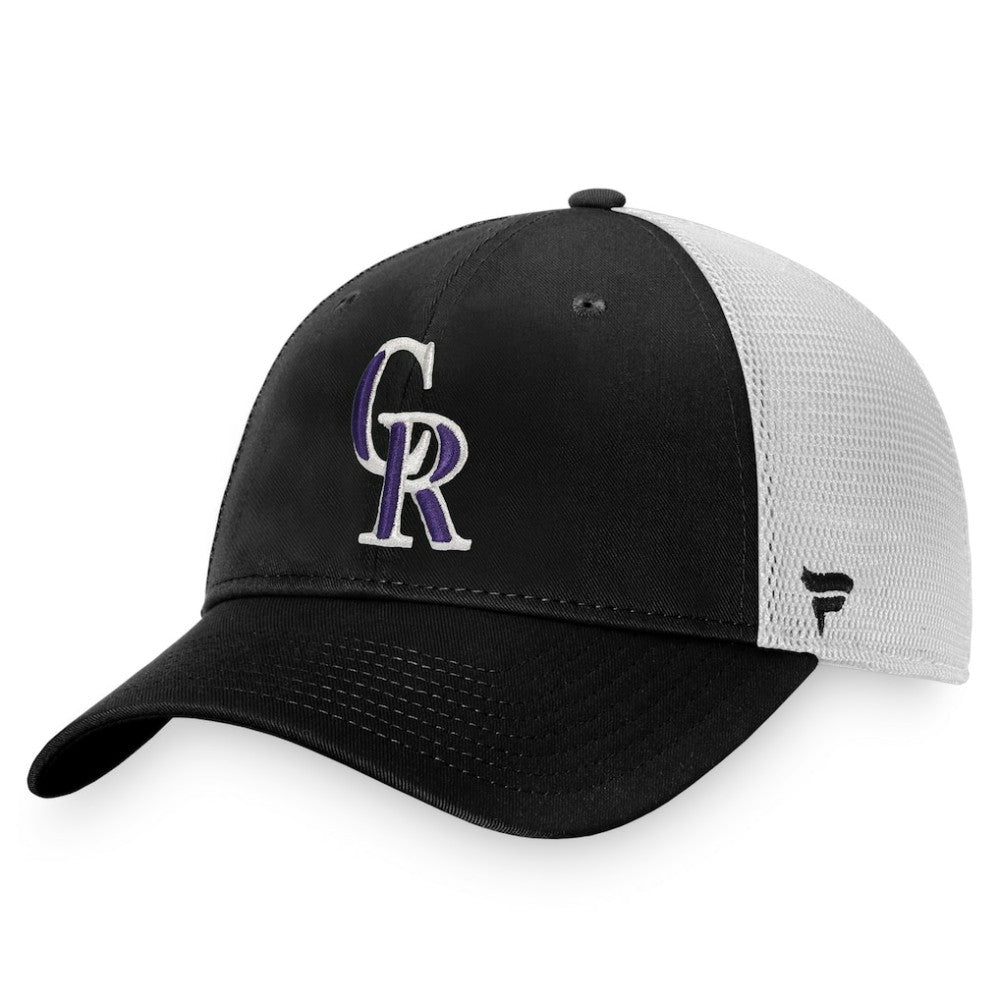 MLB Colorado Rockies Fanatics Cooperstown Collection Core Trucker Snapback Hat