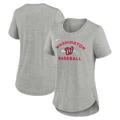 MLB Washington Nationals Nike Women's Hot Prospect Tri-Blend T-Shirt
