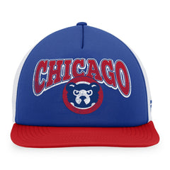 MLB Chicago Cubs Fanatics Heritage Foam Front Trucker Snapback Hat