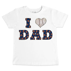 MLB Detroit Tigers Tiny Turnip Youth I Love Dad T-Shirt