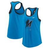 MLB Miami Marlins Nike Women's Tech Tri-Blend Tank Top