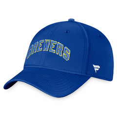 MLB Milwaukee Brewers Fanatics Cooperstown Core Flex Hat