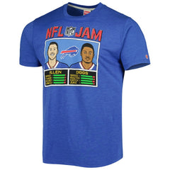 Josh Allen & Stefon Diggs Homage Unisex NFL Jam Tri-Blend T-Shirt - Buffalo Bills