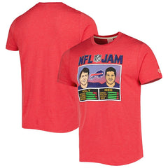 Andre Reed & Jim Kelly Homage Unisex NFL Jam Retired Tri-Blend T-Shirt - Buffalo Bills
