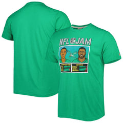 Randall Cunningham & Reggie White Homage Unisex NFL Jam Retired Tri-Blend T-Shirt - Philadelphia Eagles