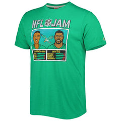 Randall Cunningham & Reggie White Homage Unisex NFL Jam Retired Tri-Blend T-Shirt - Philadelphia Eagles