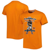 Joe Burrow Homage Unisex NFL Blitz Player Tri-Blend T-Shirt - Cincinnati Bengals