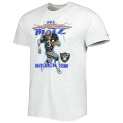 Bo Jackson Homage Unisex NFL Blitz Retired Player Tri-Blend T-Shirt - Las Vegas Raiders