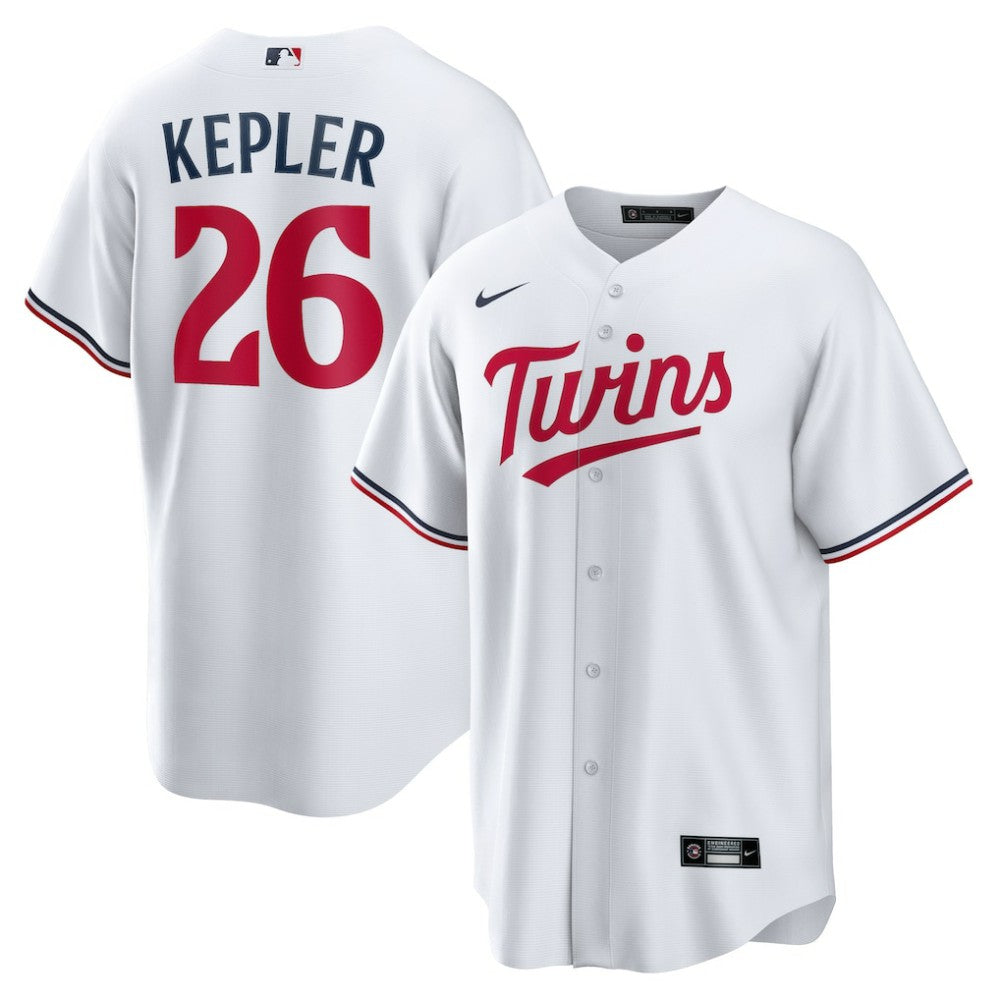 MLB Max Kepler Minnesota Twins Nike Home Replica Player Logo Jersey