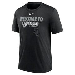 MLB Chicago White Sox Nike Home Spin Tri-Blend T-Shirt