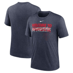 MLB Minnesota Twins Nike Home Spin Tri-Blend T-Shirt
