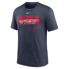 MLB Washington Nationals Nike Home Spin Tri-Blend T-Shirt