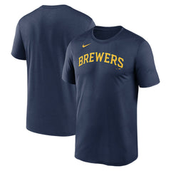 MLB Milwaukee Brewers Nike New Legend Wordmark Dri-FIT T-Shirt