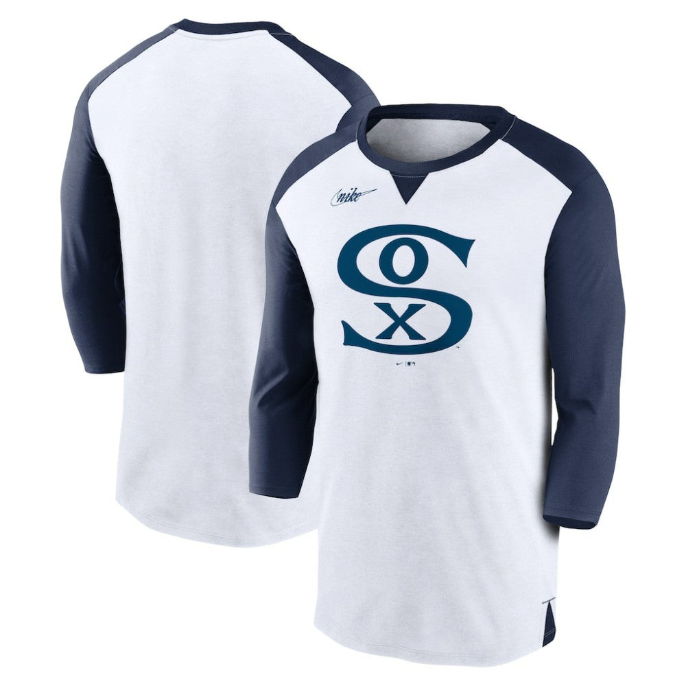 MLB Chicago White Sox Nike Rewind 3/4-Sleeve T-Shirt