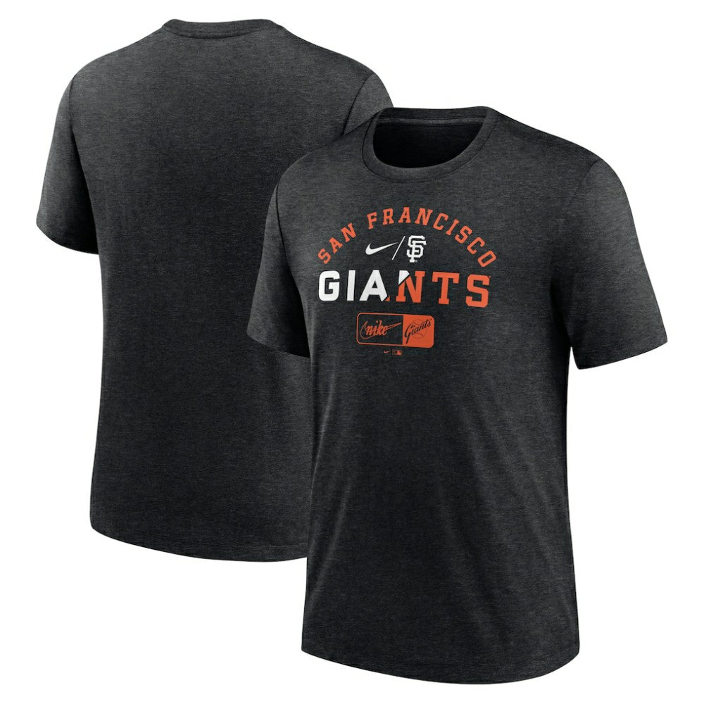 MLB San Francisco Giants Nike Rewind Review Slash Tri-Blend T-Shirt