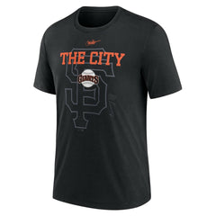 MLB San Francisco Giants Nike Rewind Retro Tri-Blend T-Shirt
