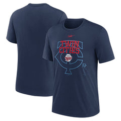 MLB Minnesota Twins Nike Rewind Retro Tri-Blend T-Shirt