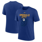 MLB Seattle Mariners Nike Rewind Retro Tri-Blend T-Shirt