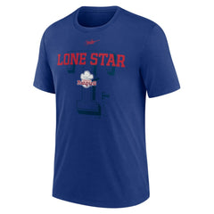 MLB Texas Rangers Nike Rewind Retro Tri-Blend T-Shirt