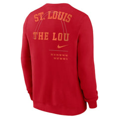 MLB St. Louis Cardinals Nike Statement Ball Game Fleece Pullover Sweatshirt
