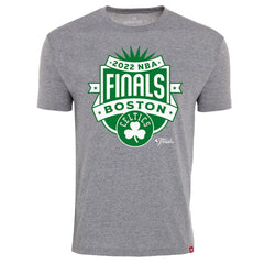 NBA Boston Celtics Sportiqe 2022 NBA Finals Crest Comfy T-Shirt