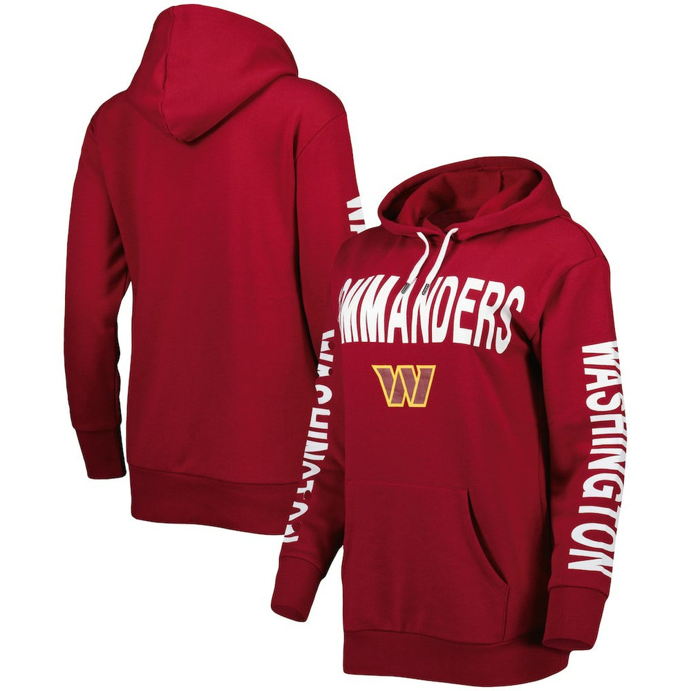 G-III 4Her by Carl Banks Women's Extra Point Pullover Hoodie - Washington Commanders