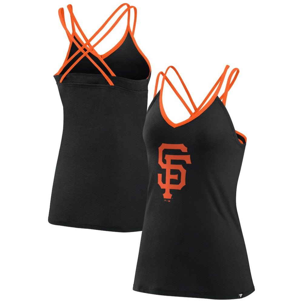 MLB San Francisco Giants Fanatics Women's Barrel It Up Cross Back V-Neck Tank Top