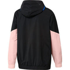 Manchester United Training All-Weather Raglan Full-Zip Hoodie Jacket - Adidas Black