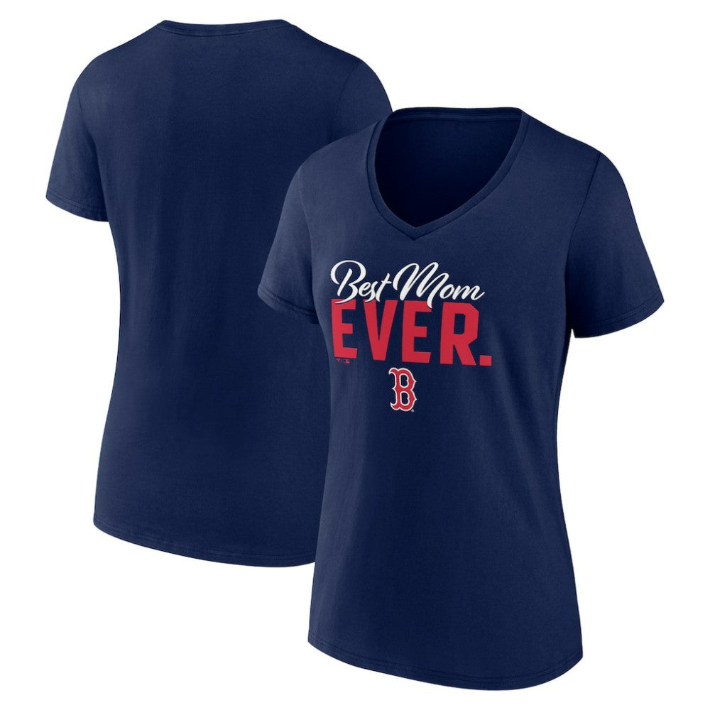 MLB Boston Red Sox Fanatics Women's Mother's Day V-Neck T-Shirt