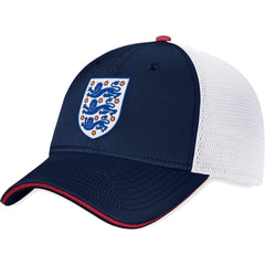 England National Team Trucker Snapback Hat - Fanatics Navy/White