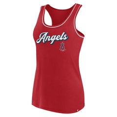 MLB Los Angeles Angels Fanatics Women's Wordmark Logo Racerback Tank Top