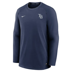 MLB Tampa Bay Rays Nike Authentic Collection Logo Performance Long Sleeve T-Shirt
