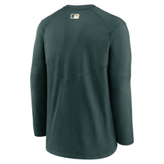 MLB Athletics Nike Authentic Collection Logo Performance Long Sleeve T-Shirt