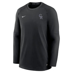 MLB Colorado Rockies Nike Authentic Collection Logo Performance Long Sleeve T-Shirt