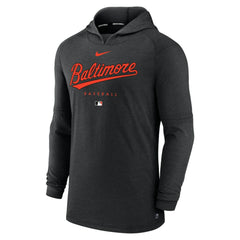 MLB Baltimore Orioles Nike Authentic Collection Lightweight Dri-FIT Hooded Pullover