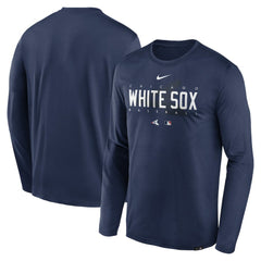 MLB Chicago White Sox Nike Authentic Collection Team Logo Legend Performance Long Sleeve T-Shirt